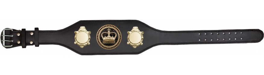 CHAMPIONSHIP BELT - BUD003/G/BLKGEM - AVAILABLE IN 4 COLOURS